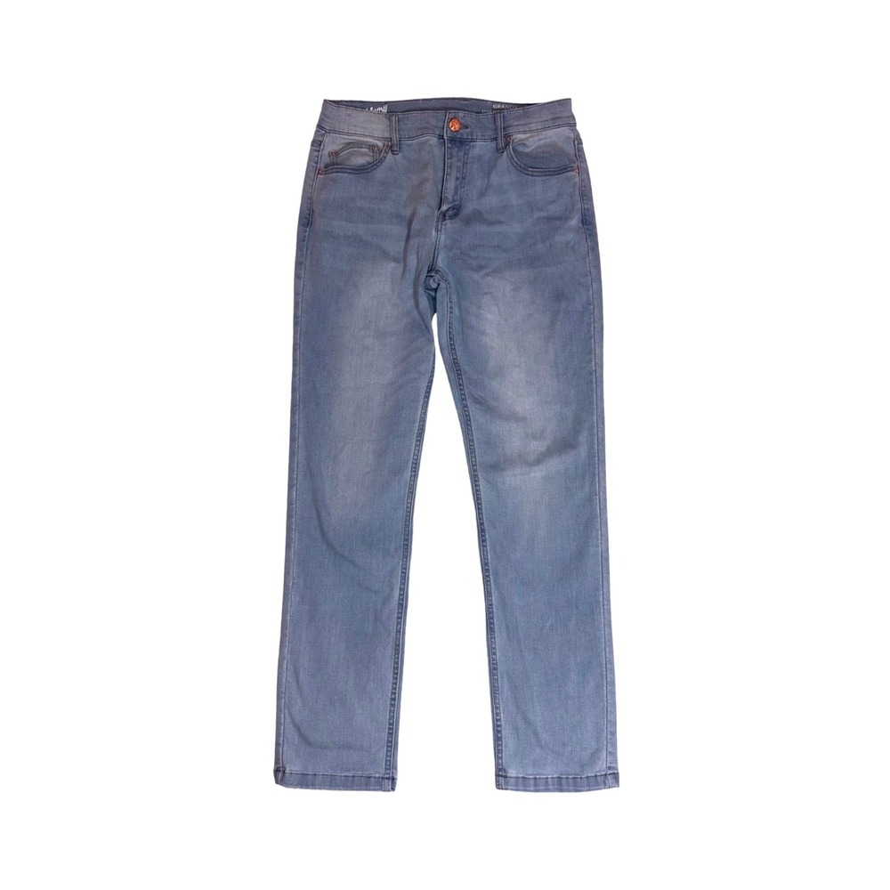 MUGSY Grands Jeans Mens 32x32 Light Blue Stretch Denim Straight 32 FLX4NSL